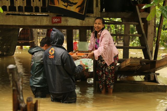 Heftige Regenfälle verursachten in Bangladesch und Myanmar seit Ende Juni schwere Fluten und Erdrutsche. (Foto: CARE)