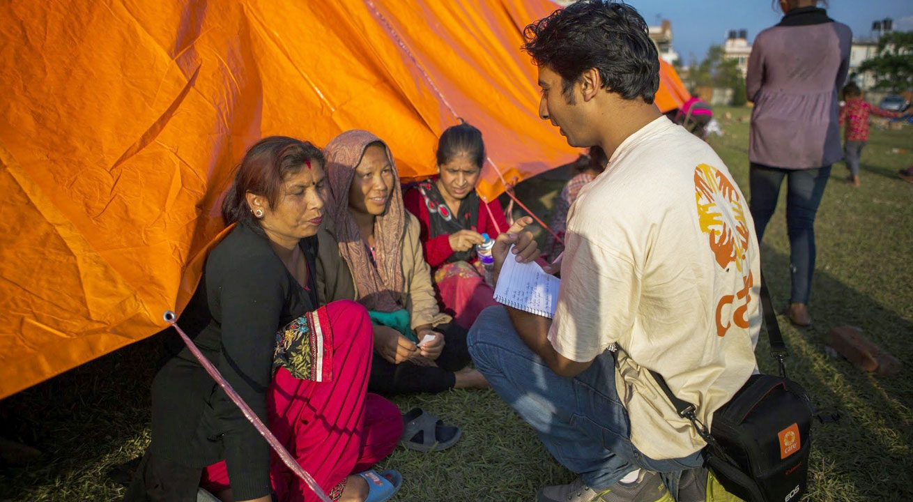 Ces personnes ont beaucoup à raconter. Photo: CARE/Prashanth Vishwanathan