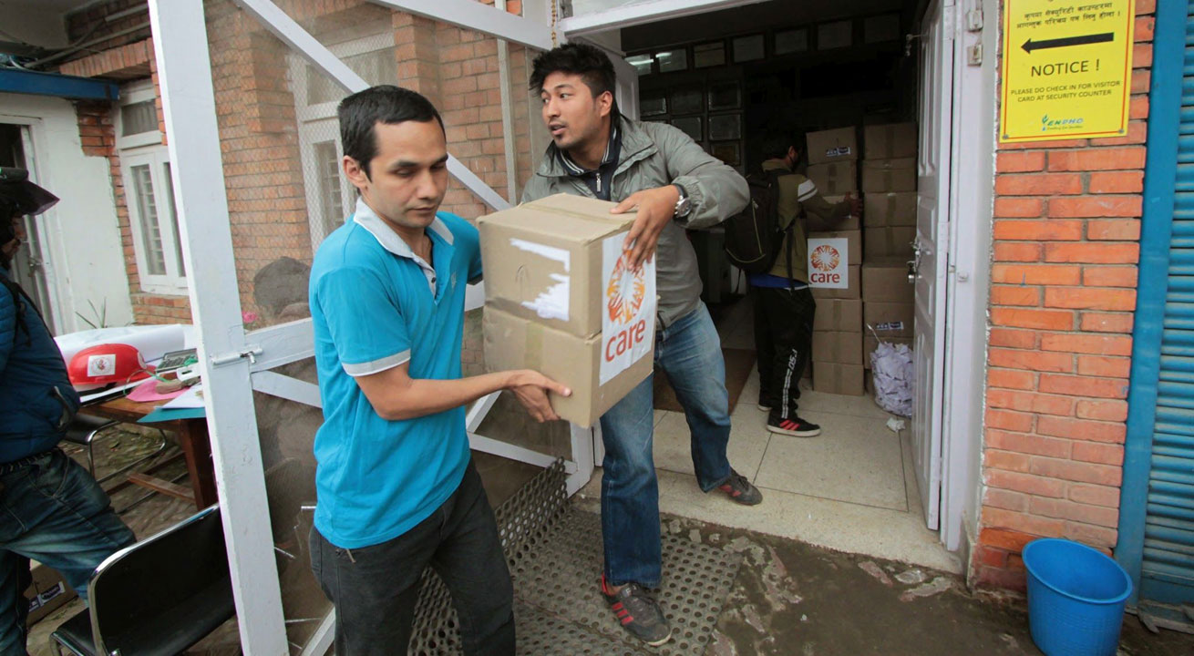 Certaines régions sont isolées de toute infrastructure. Photo: CARE/Glyn Riley