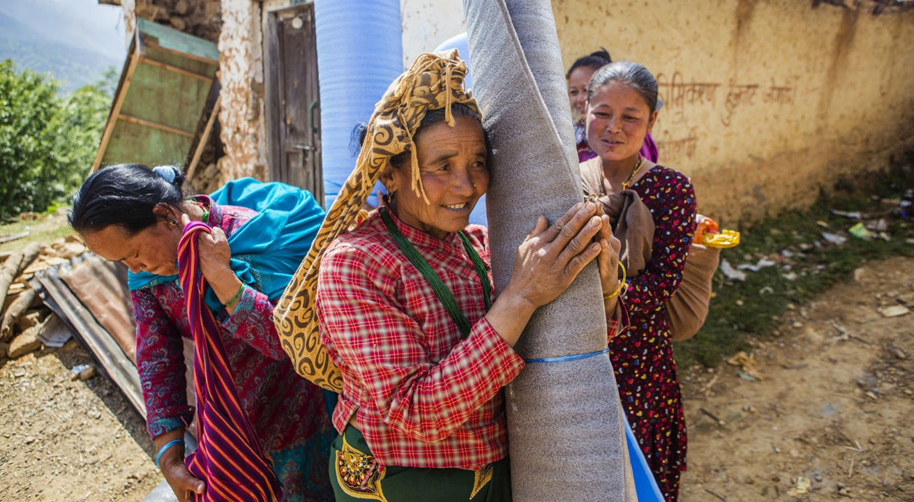 Nous pouvons voir la joie sur les visages. Photo: CARE/Prashanth Vishwanathan
