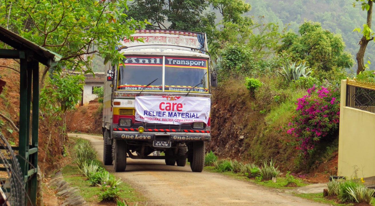 CARE n'a pas peur de la distance. Photo: CARE/Madhav P. Dhakal